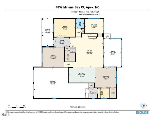 4832 Millens Bay Court, Apex, NC 27539