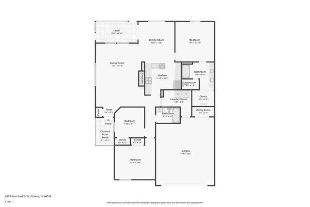 6374 Stratford Drive N, Fishers, IN 46038