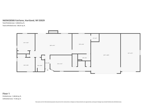 N65W28580 Fairlane DRIVE, Hartland, WI 53029