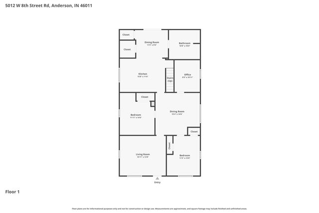 5012 W 8th Street Road, Anderson, IN 46011