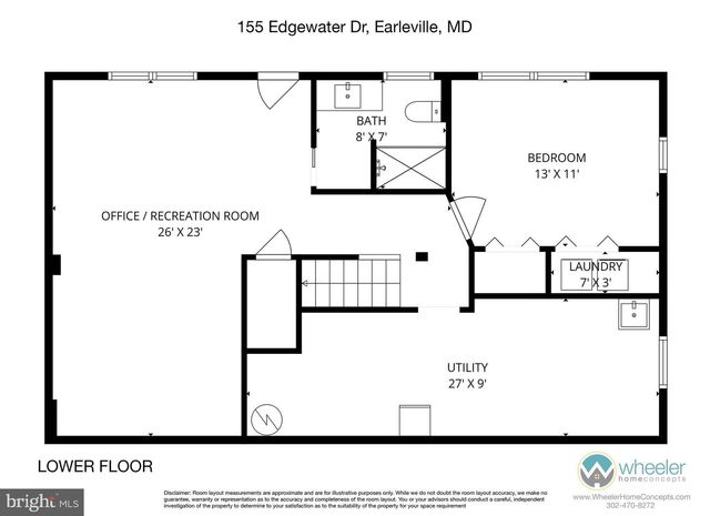 155 EDGEWATER DR, Earleville, MD 21919