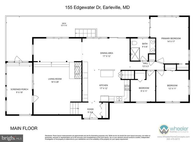 155 EDGEWATER DR, Earleville, MD 21919