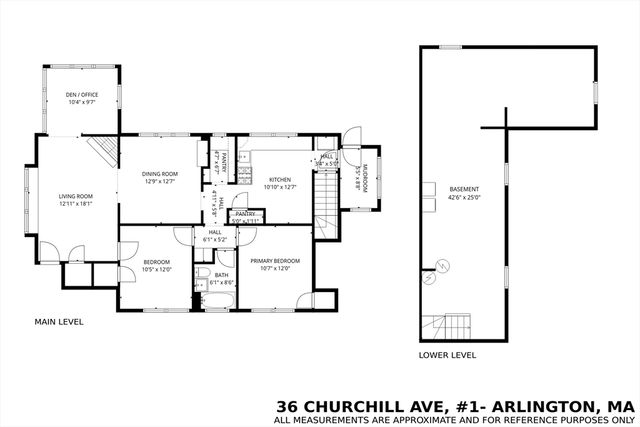 36 Churchill Ave 1, Arlington, MA 02476