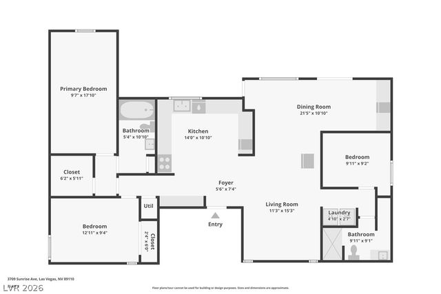 3709 Sunrise Avenue, Las Vegas, NV 89110