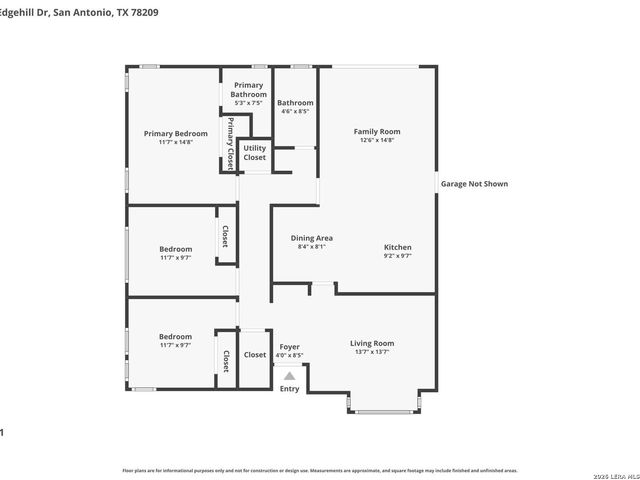 1834 Edgehill Drive, San Antonio, TX 78209