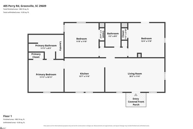 405 Perry Road, Greenville, SC 29609