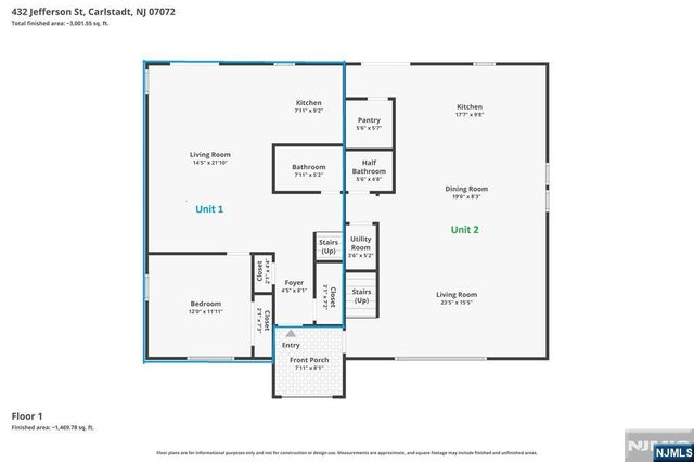 432 Jefferson Street, Carlstadt, NJ 07072