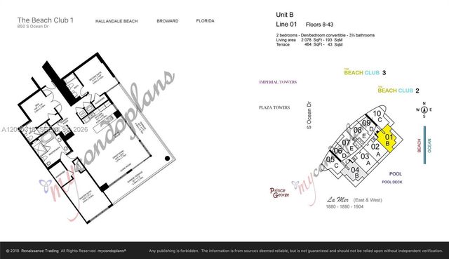 1850 S Ocean Dr 3301, Hallandale Beach, FL 33009
