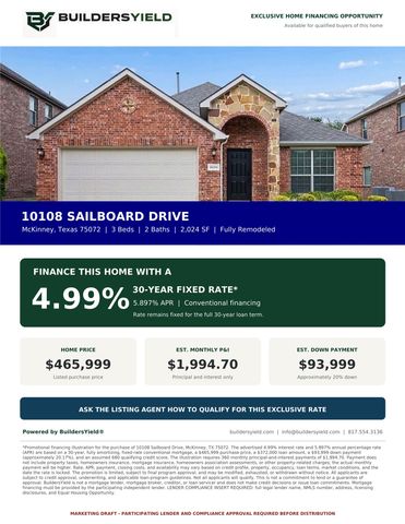 10108 Sailboard Drive, Mckinney, TX 75072