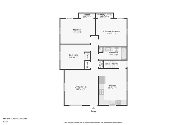 1431 24th STREET, Kenosha, WI 53140