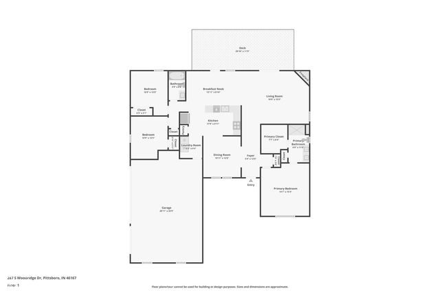 287 S Woodridge Drive, Pittsboro, IN 46167