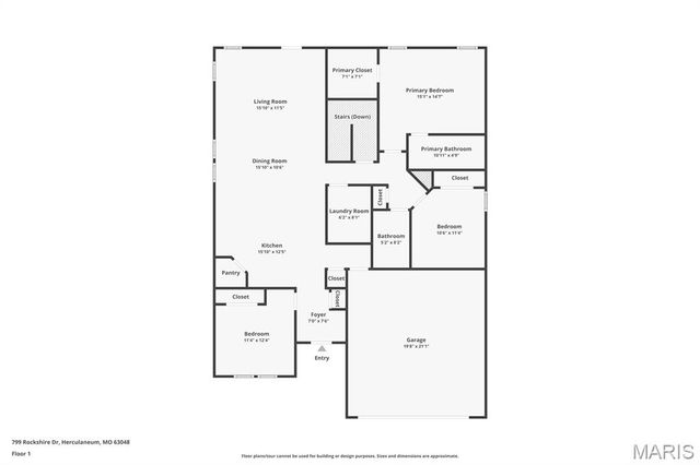 799 Rockshire Drive, Herculaneum, MO 63048
