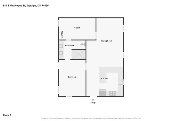 911 S Muskogee Street, Sapulpa, OK 74066