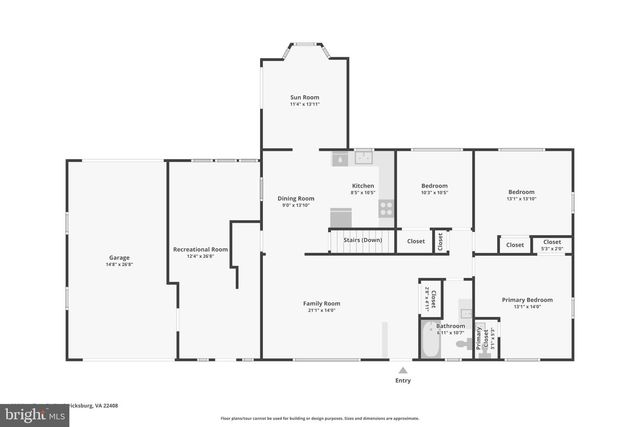 114 HAMILTON ST, Fredericksburg, VA 22408