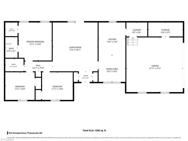 914 Ferndale Drive, Thomasville, NC 27360