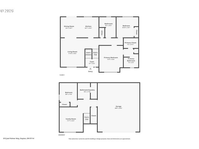 813 JOEL PALMER Way, Dayton, OR 97114