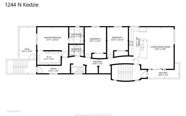 1244 N Kedzie Avenue 4, Chicago, IL 60651