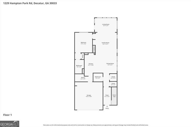 1229 Hampton Park Road, Decatur, GA 30033
