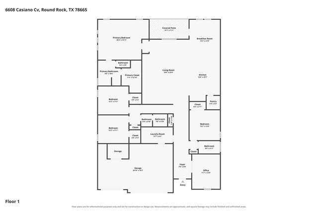 6608 Casiano CV, Round Rock, TX 78665