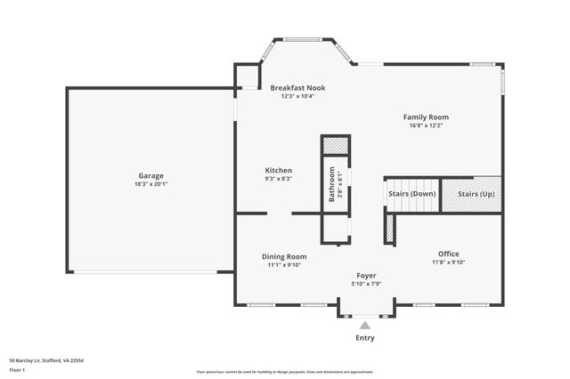 50 BARCLAY LN, Stafford, VA 22554