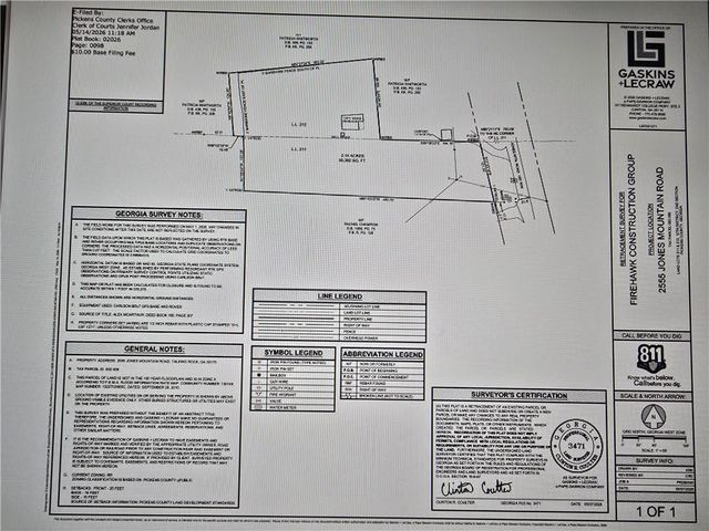 2555 Jones Mountain Road, Talking Rock, GA 30175
