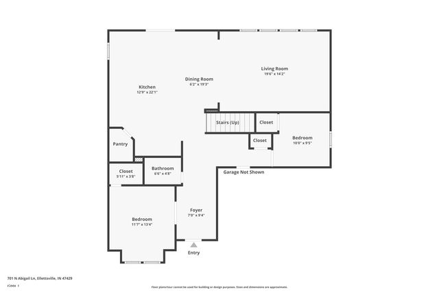 701 N Abigail Lane, Ellettsville, IN 47429