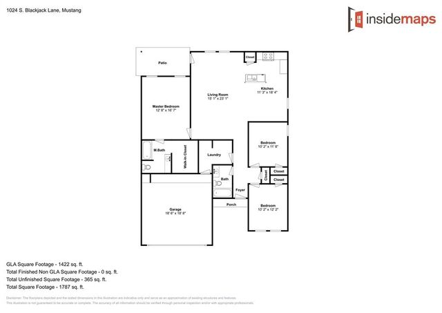 1024 S Blackjack Lane, Mustang, OK 73064