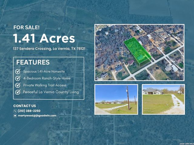 137 SENDERA CROSSING, La Vernia, TX 78121