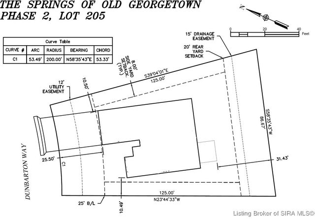1032 Dunbarton Way LOT 205, Georgetown, IN 47122