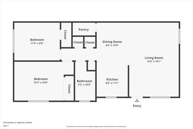 3451 Rainbow Lane, Highland, CA 92346