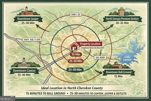 0 Creighton Road, Ball Ground, GA 30107
