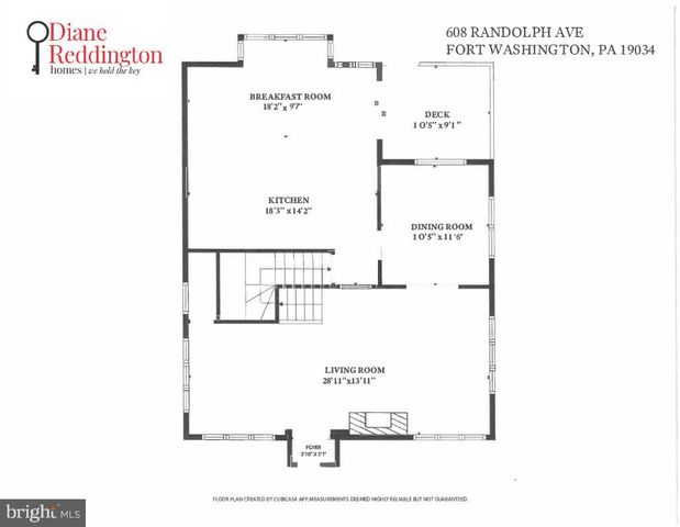 608 RANDOLPH AVE, Fort Washington, PA 19034