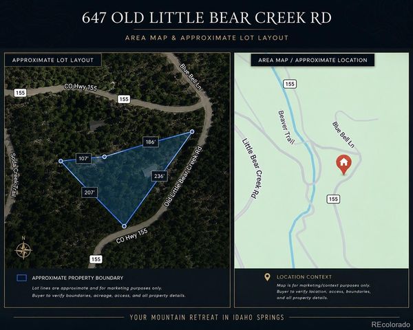 647 Old Little Bear Creek Road, Idaho Springs, CO 80452