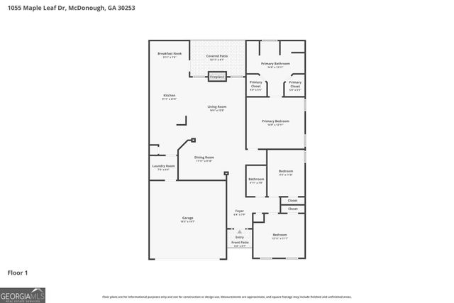 1055 Maple Leaf Drive, Mcdonough, GA 30253