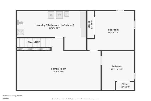 105 W Slifer Street, Portage, WI 53901