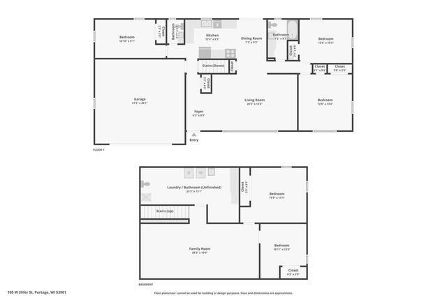 105 W Slifer Street, Portage, WI 53901