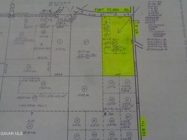 106th Cor Fort Tejon Rd Pav 1, Pearblossom, CA 93553