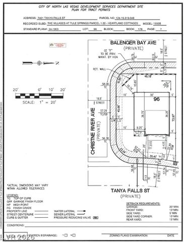 7401 TANYA FALLS Street, North Las Vegas, NV 89084