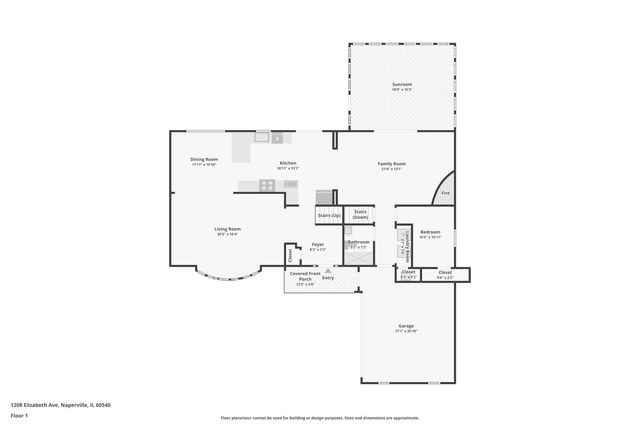 1208 Elizabeth Avenue, Naperville, IL 60540