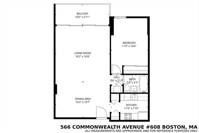566 Commonwealth 608, Boston, MA 02215