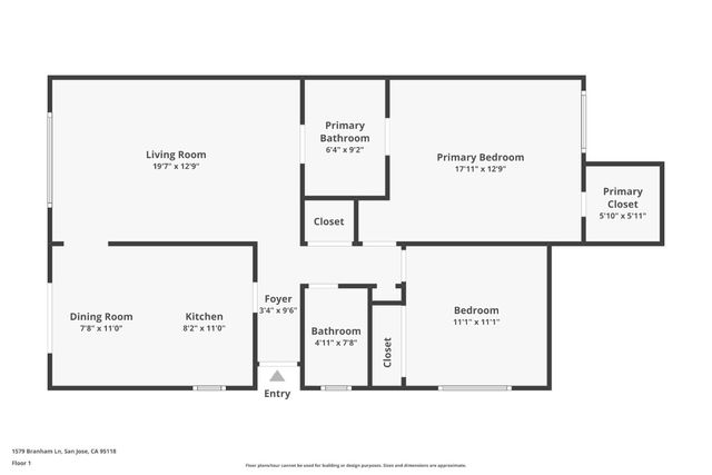 1579 Branham Lane, San Jose, CA 95118