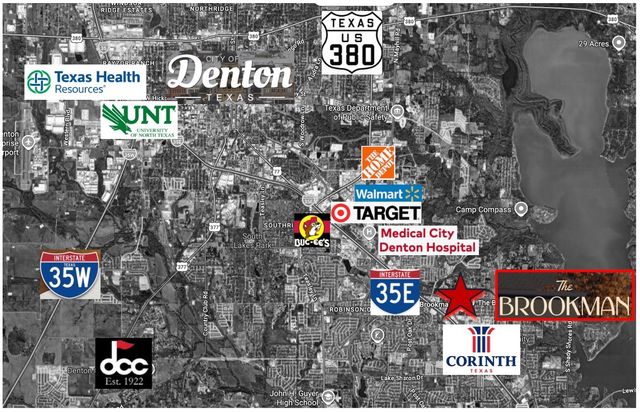 1280 N Bennett Drive TH 1 Floorplan, Corinth, TX 76208