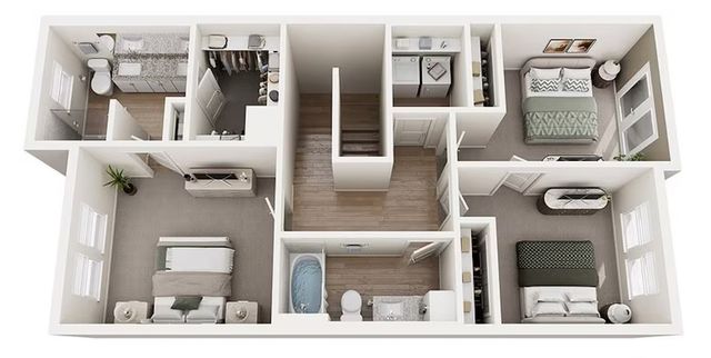 1280 N Bennett Drive TH 1 Floorplan, Corinth, TX 76208
