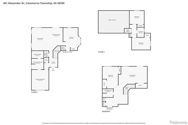 461 Alexander Drive, Commerce Twp, MI 48390