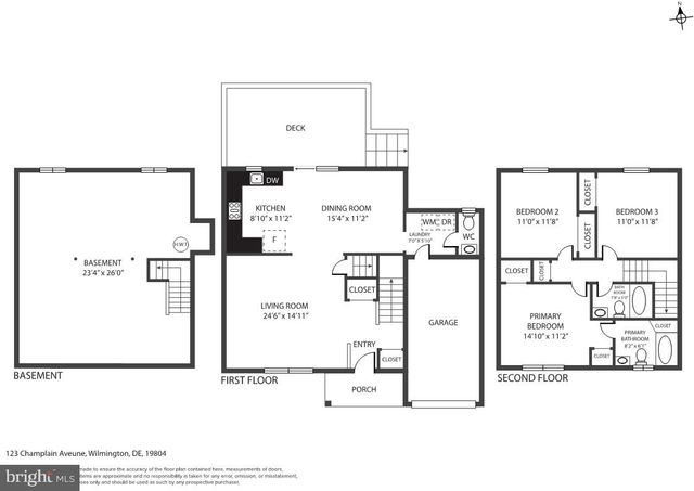123 W CHAMPLAIN AVE, Wilmington, DE 19804