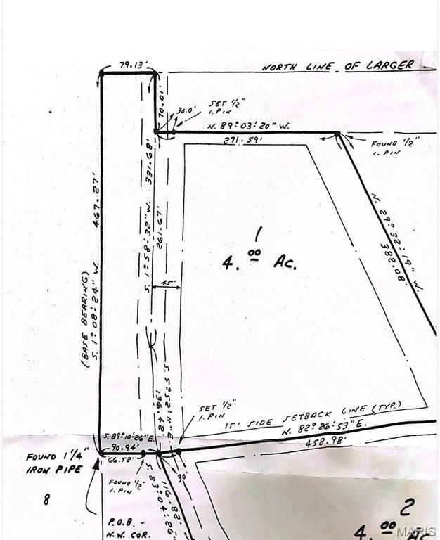 Lot 1 Freeman, Pacific, MO 63069