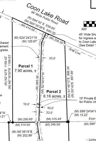 Parcel 2 E Coon Lake Rd, Genoa Township, MI 48843
