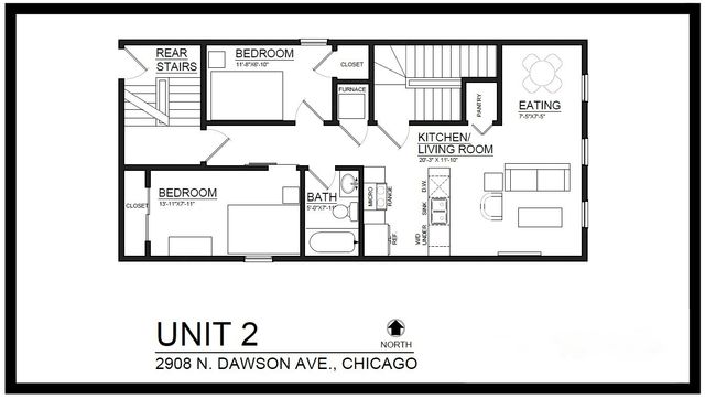 2908 N Dawson Avenue 2, Chicago, IL 60618