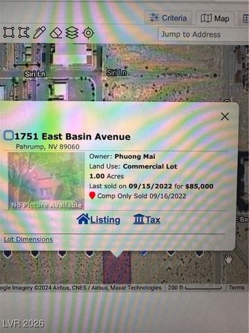 1781 East Basin Avenue, Pahrump, NV 89060