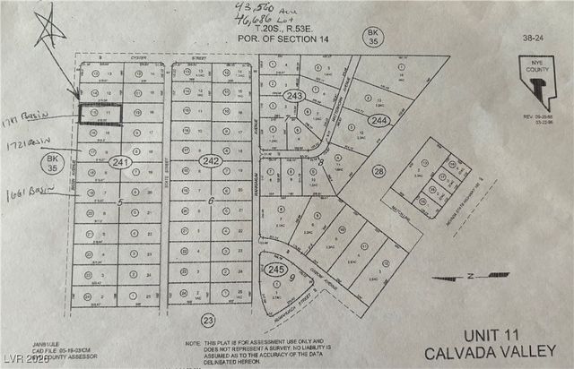 1781 East Basin Avenue, Pahrump, NV 89060